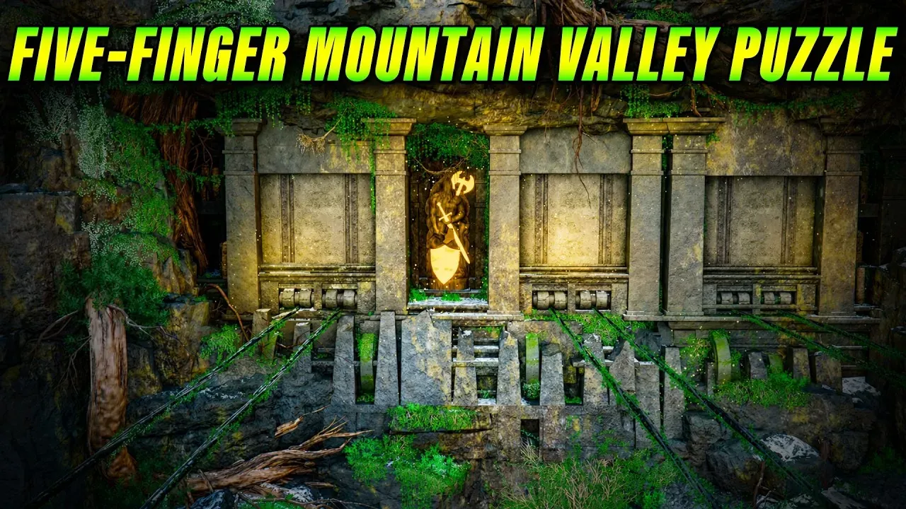 Five-Finger Mountain Valley Puzzle Solution | Ancient Ruins In Crimson Desert — Crimson Desert video guide thumbnail